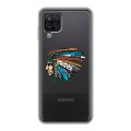 Полупрозрачный дизайнерский пластиковый чехол для Samsung Galaxy A12 Прозрачные дикий запад