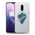 Полупрозрачный дизайнерский пластиковый чехол для OnePlus 7 Прозрачные дикий запад