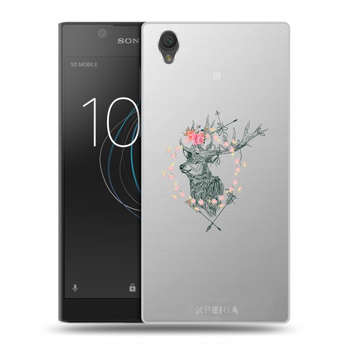 Полупрозрачный дизайнерский пластиковый чехол для Sony Xperia L1 Прозрачные ловцы снов