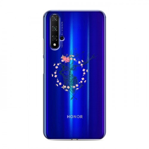 Полупрозрачный дизайнерский пластиковый чехол для Huawei Honor 20 Прозрачные ловцы снов