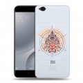 Полупрозрачный дизайнерский пластиковый чехол для Xiaomi Mi5C Прозрачное всевидящее око