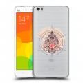 Полупрозрачный дизайнерский силиконовый чехол для Xiaomi Mi Note Прозрачное всевидящее око