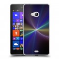 Дизайнерский пластиковый чехол для Microsoft Lumia 540 Абстракции Вращение