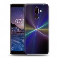 Дизайнерский пластиковый чехол для Nokia 7 Plus Абстракции Вращение