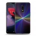 Дизайнерский пластиковый чехол для OnePlus 6 Абстракции Вращение