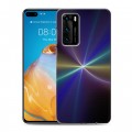 Дизайнерский пластиковый чехол для Huawei P40 Абстракции Вращение