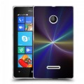 Дизайнерский пластиковый чехол для Microsoft Lumia 435 Абстракции Вращение