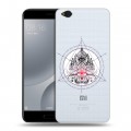 Полупрозрачный дизайнерский пластиковый чехол для Xiaomi Mi5C Прозрачное всевидящее око