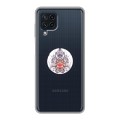 Полупрозрачный дизайнерский пластиковый чехол для Samsung Galaxy A22 Прозрачное всевидящее око