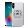 Полупрозрачный дизайнерский силиконовый чехол для Meizu 16T Прозрачное всевидящее око