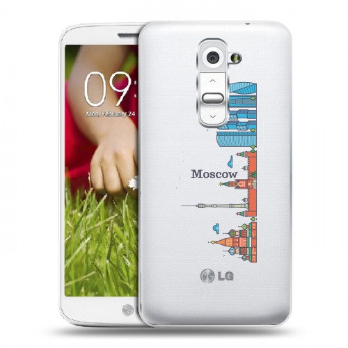 Полупрозрачный дизайнерский пластиковый чехол для LG Optimus G2 mini Москва
