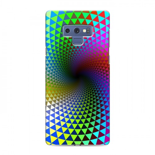 Дизайнерский силиконовый с усиленными углами чехол для Samsung Galaxy Note 9 Абстракции Вращение