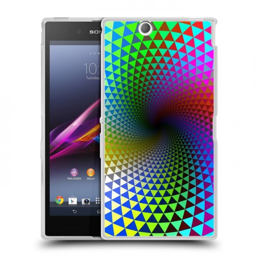 Дизайнерский пластиковый чехол для Sony Xperia Z Ultra  Абстракции Вращение