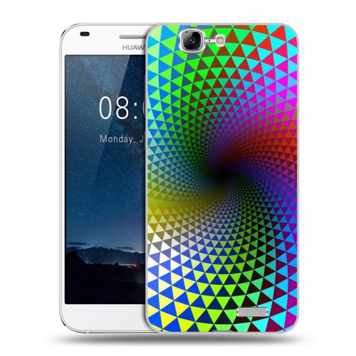 Дизайнерский силиконовый чехол для Huawei Ascend G7 Абстракции Вращение