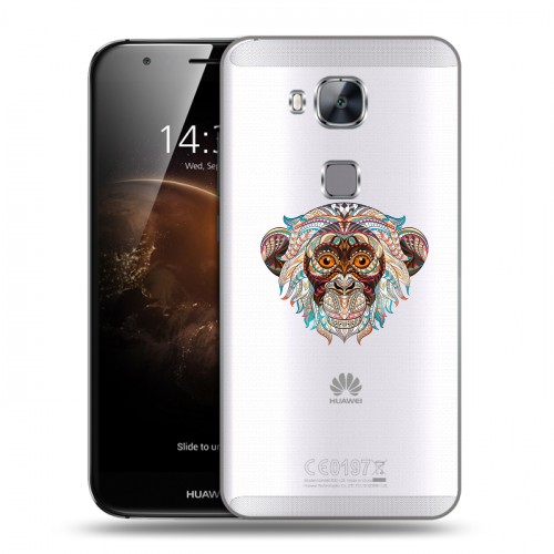 Дизайнерский пластиковый чехол для Huawei G8 Животный арт 4