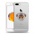 Дизайнерский силиконовый чехол для Iphone 7 Plus / 8 Plus Животный арт 4