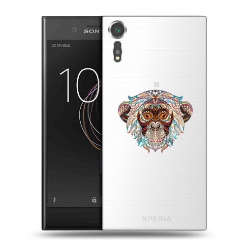 Дизайнерский пластиковый чехол для Sony Xperia XZs Животный арт 4