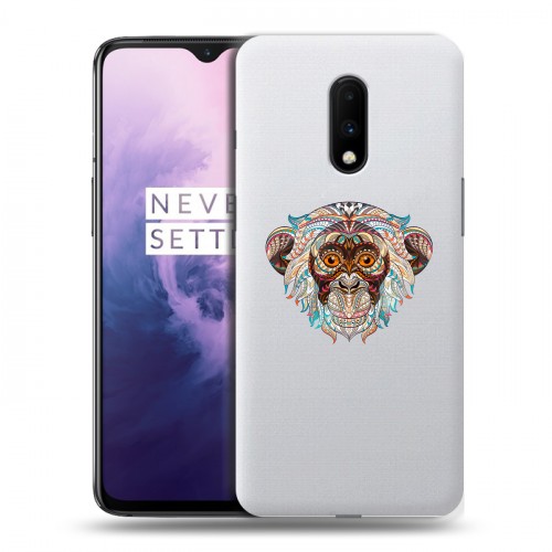 Дизайнерский пластиковый чехол для OnePlus 7 Животный арт 4