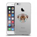 Дизайнерский силиконовый чехол для Iphone 6 Plus/6s Plus Животный арт 4