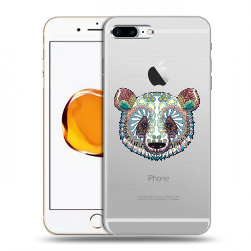 Дизайнерский силиконовый чехол для Iphone 7 Plus / 8 Plus Животный арт 5