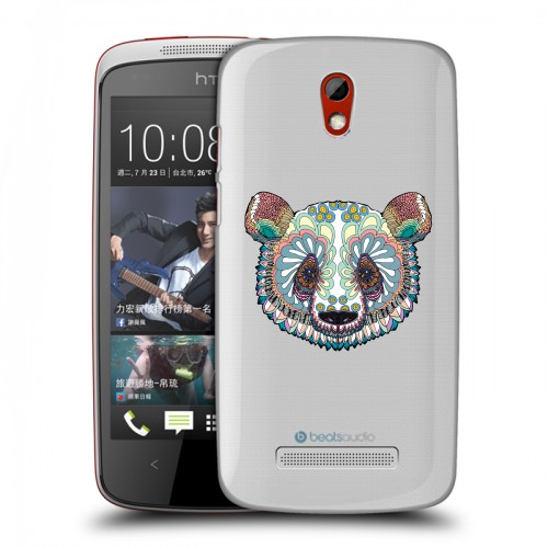 Дизайнерский пластиковый чехол для HTC Desire 500 Животный арт 5