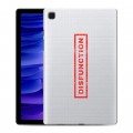 Полупрозрачный дизайнерский силиконовый чехол для Samsung Galaxy Tab A7 10.4 (2020) Прозрачные надписи 1