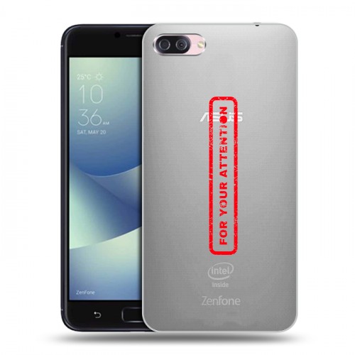 Полупрозрачный дизайнерский пластиковый чехол для Asus ZenFone 4 Max Прозрачные надписи 1