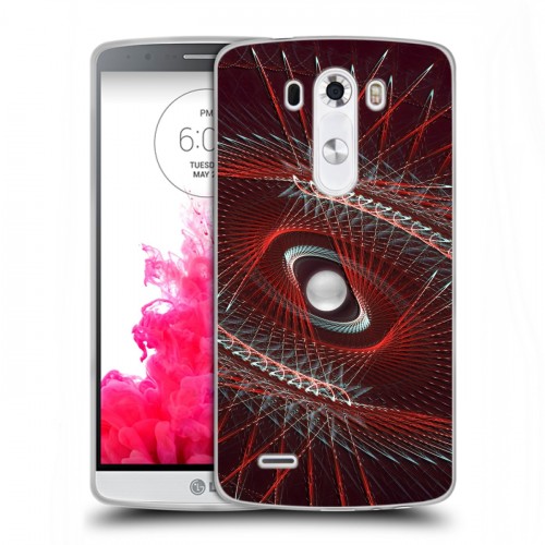 Дизайнерский силиконовый чехол для LG G3 (Dual-LTE) Абстракции Вращение