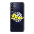 Полупрозрачный дизайнерский силиконовый чехол для Samsung Galaxy A15 Прозрачные надписи 1