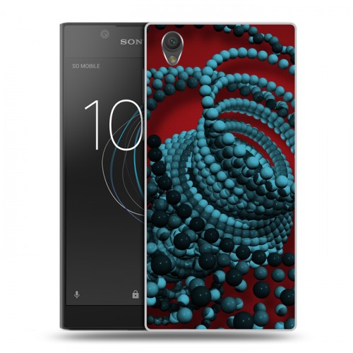 Дизайнерский пластиковый чехол для Sony Xperia L1 Абстракции Вращение