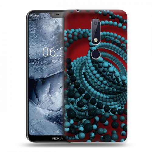 Дизайнерский пластиковый чехол для Nokia 6.1 Plus Абстракции Вращение