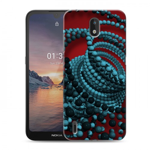 Дизайнерский силиконовый чехол для Nokia 1.3 Абстракции Вращение