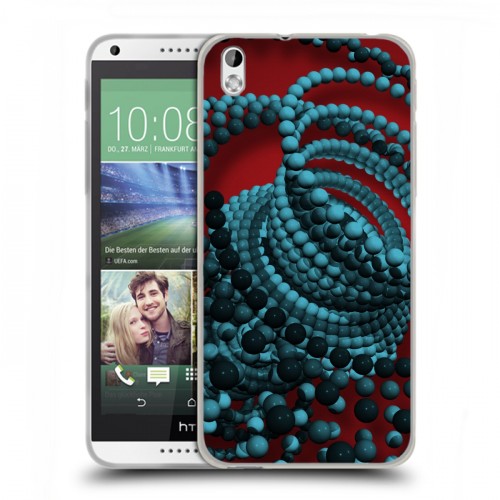 Дизайнерский пластиковый чехол для HTC Desire 816 Абстракции Вращение