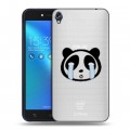 Полупрозрачный дизайнерский силиконовый чехол для Asus ZenFone Live Прозрачные панды - смайлики