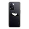 Полупрозрачный дизайнерский силиконовый чехол для OPPO A57s Прозрачные панды - смайлики