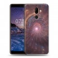 Дизайнерский пластиковый чехол для Nokia 7 Plus Абстракции Вращение