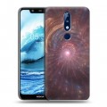 Дизайнерский силиконовый чехол для Nokia 5.1 Plus Абстракции Вращение