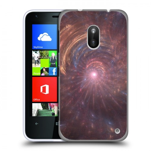 Дизайнерский пластиковый чехол для Nokia Lumia 620 Абстракции Вращение