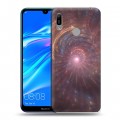 Дизайнерский пластиковый чехол для Huawei Y6 (2019) Абстракции Вращение