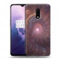 Дизайнерский пластиковый чехол для OnePlus 7 Абстракции Вращение