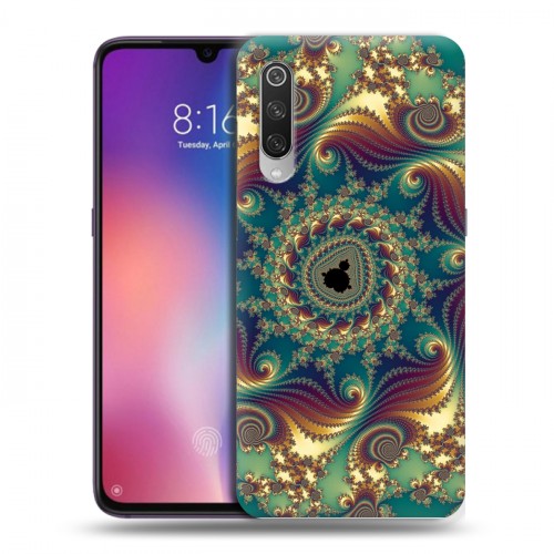 Дизайнерский силиконовый с усиленными углами чехол для Xiaomi Mi9 Абстракции Вращение