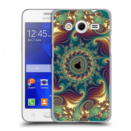 Дизайнерский пластиковый чехол для Samsung Galaxy Core 2 Абстракции Вращение
