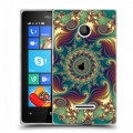 Дизайнерский пластиковый чехол для Microsoft Lumia 435 Абстракции Вращение