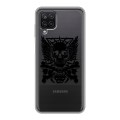 Полупрозрачный дизайнерский пластиковый чехол для Samsung Galaxy A12 прозрачные черепа