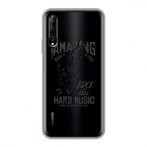 Полупрозрачный дизайнерский силиконовый чехол для Huawei Y9s прозрачные черепа