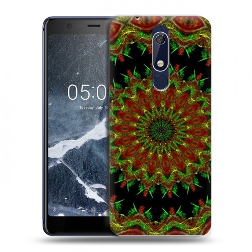 Дизайнерский пластиковый чехол для Nokia 5.1 Абстракции Вращение