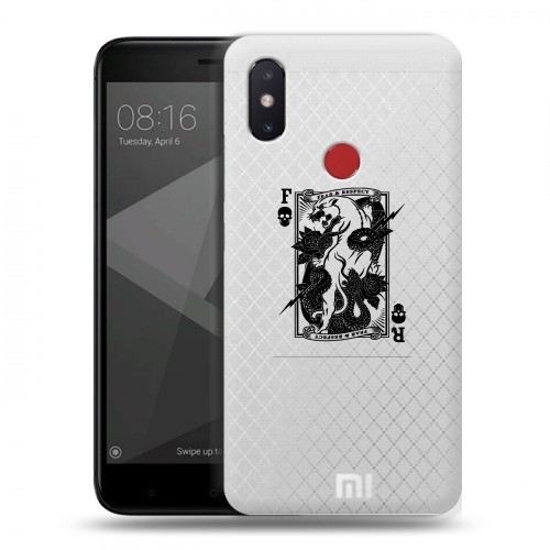 Полупрозрачный дизайнерский силиконовый чехол для Xiaomi Mi8 SE прозрачные черепа 4