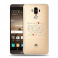 Полупрозрачный дизайнерский пластиковый чехол для Huawei Mate 9 прозрачные черепа 4