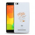 Полупрозрачный дизайнерский пластиковый чехол для Xiaomi Mi4i прозрачные черепа 4