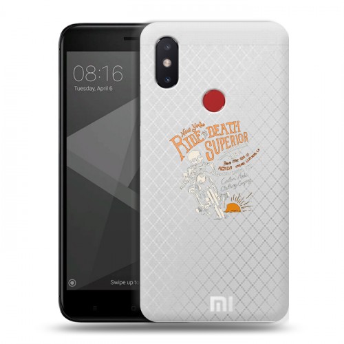 Полупрозрачный дизайнерский пластиковый чехол для Xiaomi Mi8 SE прозрачные черепа 4